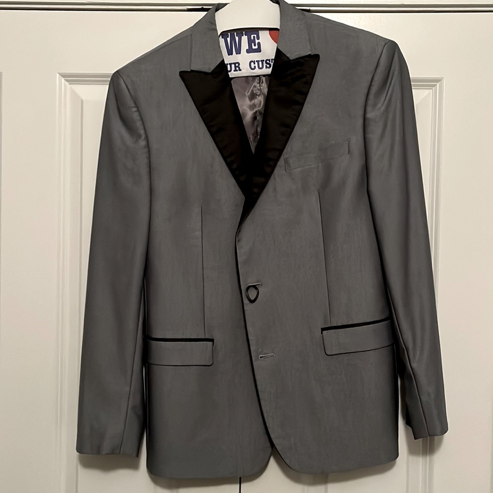 Silver/Grey Tuxedo Jacket